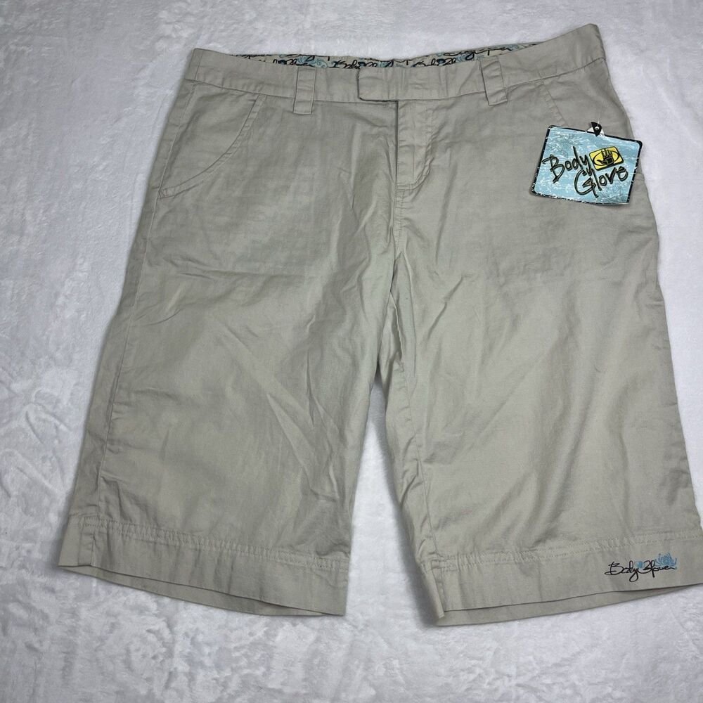 Body Glove Women's Everson Short Bermuda Tan Size 11 NEW